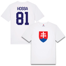 Słowacja - Marian Hossa Hockey White Koszulka