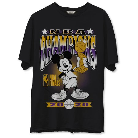 Los Angeles Lakers - 2020 Finals Champions Mickey Trophy NBA T-Shirt