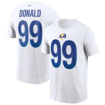 Los Angeles Rams - Aaron Donald White NFL T-Shirt