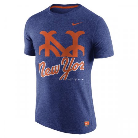 New York Mets - Cooperstown Collection Logo MLB T-Shirt