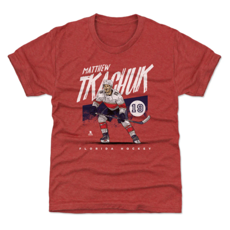 Florida Panthers Kinder - Matthew Tkachuk Grunge Red NHL T-Shirt