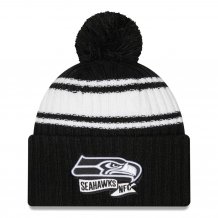 Seattle Seahawks - 2022 Sideline Black NFL Knit hat
