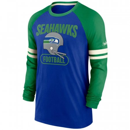 Seattle Seahawks - Throwback Raglan NFL Long Sleeve Shirt