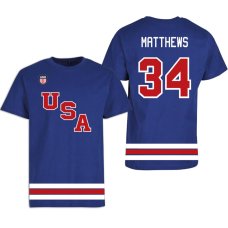 USA - Auston Matthews 2026 Hockey T-shirt