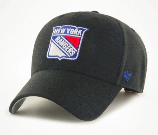 New York Rangers - Team MVP Black NHL Hat