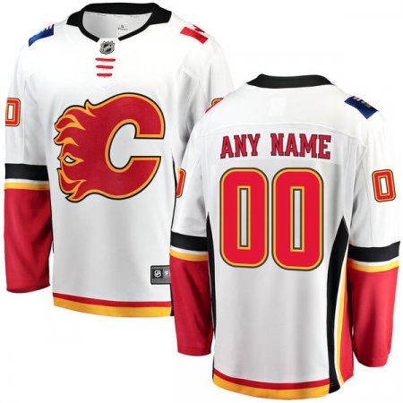 Calgary Flames - Premier Breakaway Away NHL Trikot/Name und Nummer