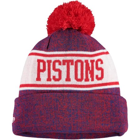 Detroit Pistons - Banner Cuffed NBA Zimní čepice