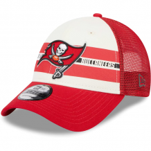 Tampa Bay Buccaneers - Team Stripe Trucker 9Forty NFL Hat