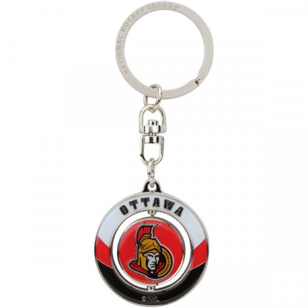 Ottawa Senators - Enameled Spinner NHL Keychain