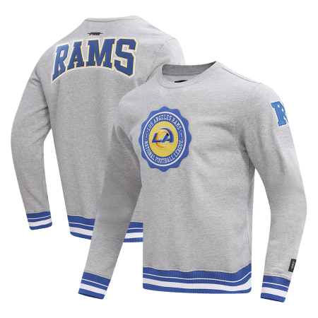 Los Angeles Rams - Crest Emblem Pullover NFL Sweatshirt
