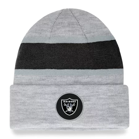Las Vegas Raiders - Team Logo Gray NFL Knit Hat