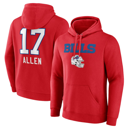 Buffalo Bills - Josh Allen Wordmark NFL Mikina s kapucňou