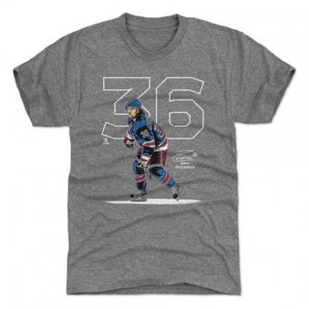 New York Rangers Youth - Mats Zuccarello Outline NHL T-Shirt