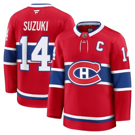 Montreal Canadiens - Nick Suzuki Home Premium NHL Dres - Velikost: 54 (XL)