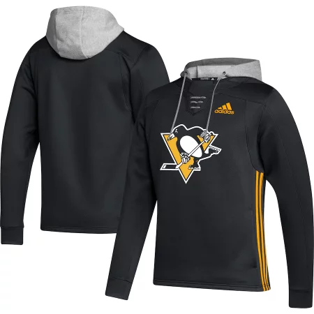 Pittsburgh Penguins - Skate Lace Primeblue NHL Mikina s kapucí