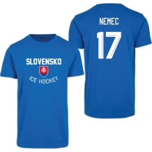 Slowakei - Šimon Nemec Authentic Hockey T-Shirt