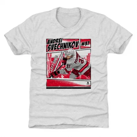 Carolina Hurricanes Youth - Andrei Svechnikov Comic White NHL T-Shirt