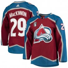Colorado Avalanche - Nathan MacKinnon 2022 Stanley Cup Final Authentic Pro NHL Jersey