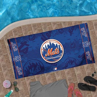 New York Mets - Beach Fan MLB Handtuch