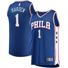 Philadelphia 76ers - James Harden Fast Break Replica NBA Jersey