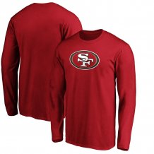 San Francisco 49ers - Primary Logo NFL Long Sleeve T-Shirt
