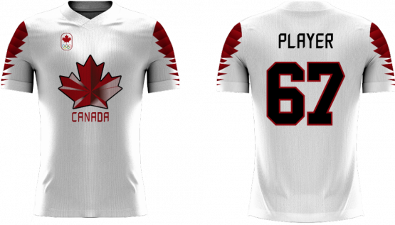 Kanada - 2018 Sublimated Fan T-Shirt mit Namen und Nummer