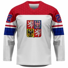 Czechia - Hockey Replica Fan Jersey White/Customized