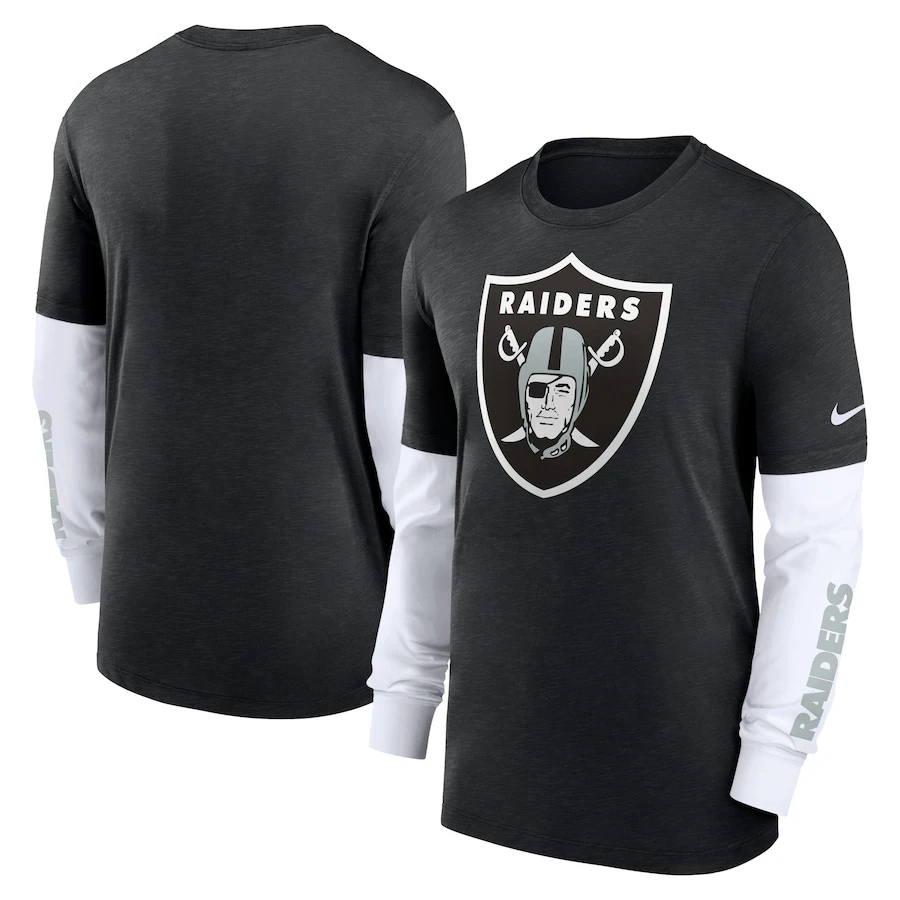 Las Vegas Raiders - Historic Slub NFL Long Sleeve T-Shirt :: FansMania