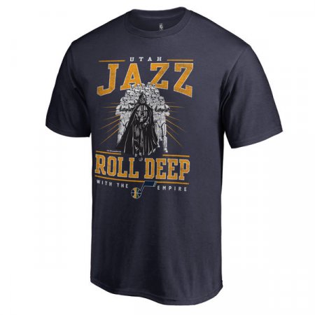 Utah Jazz - Star Wars Roll Deep with the Empire NBA T-Shirt