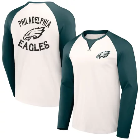 Philadelphia Eagles - DR Raglan NFL Tričko s dlouhým rukávem