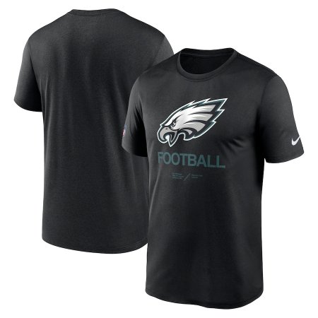 Philadelphia Eagles - Infographic Black NFL T-Shirt