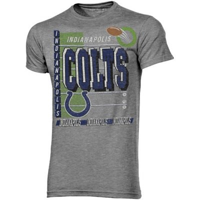 Indianapolis Colts - Touchdown Tri-Blend NFL Tshirt - Wielkość: XL/USA=XXL/EU