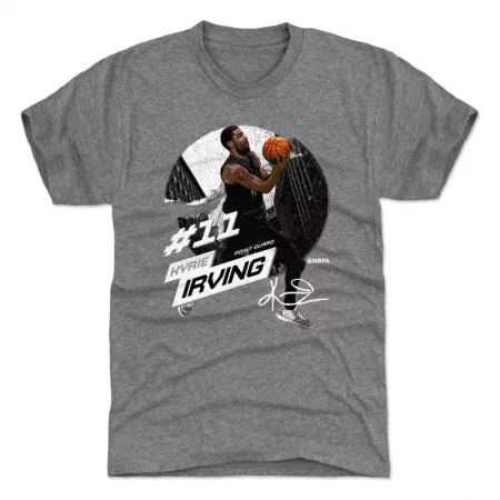 Brooklyn Nets - Kyrie Irving City Emblem Gray NBA T-Shirt