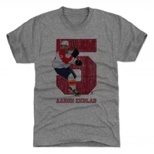 Florida Panthers - Aaron Ekblad Game Gray NHL T-Shirt