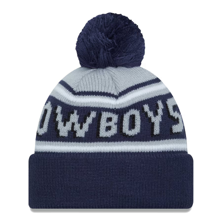 Dallas Cowboys - Main Cuffed Pom Throwback NFL Knit hat