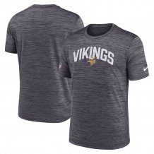 Minnesota Vikings - Velocity Athletic Black NFL T-Shirt