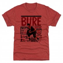 Vancouver Canucks - Pavel Bure Stats Red NHL T-Shirt