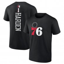 Philadelphia 76ers - James Harden Playmaker Black NBA T-shirt