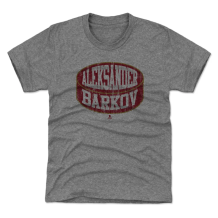 Florida Panthers Dziecięca - Aleksander Barkov Puck Gray NHL Koszułka