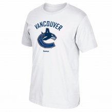 Vancouver Canucks - Primary Logo White NHL Tričko