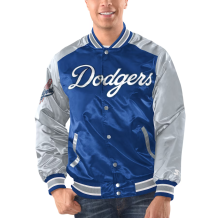 Los Angeles Dodgers - Full-Snap Varsity Satin MLB Kurtka