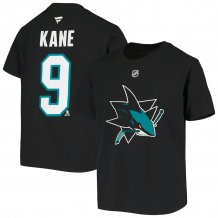 San Jose Sharks Youth - Evander Kane Black NHL T-Shirt