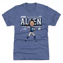 Buffalo Bills - Josh Allen Cartoon NFL T-Shirt