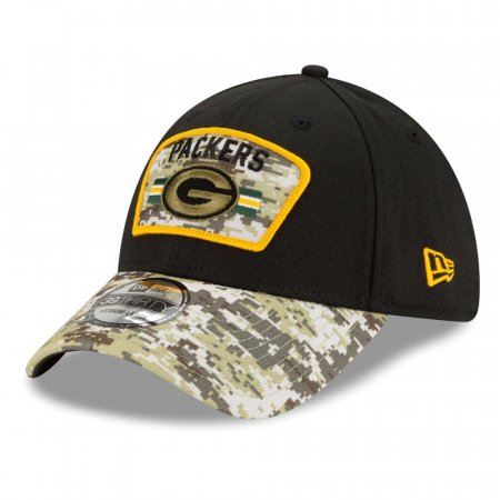 Green Bay Packers - 2021 Salute To Service 39Thirty NFL Cap - Größe: S/M