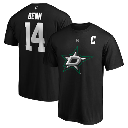 Dallas Stars - Jamie Benn Stack Black NHL Tričko