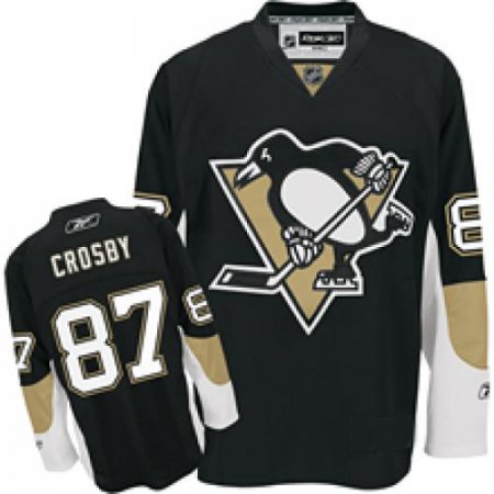 Vintage Sidney Crosby Pittsburgh Penguins White and Black Jersey