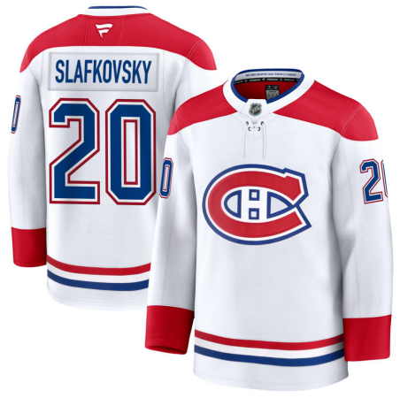 Montreal Canadiens - Juraj Slafkovsky Away Premium NHL Dres - Velikost: 50 (M)