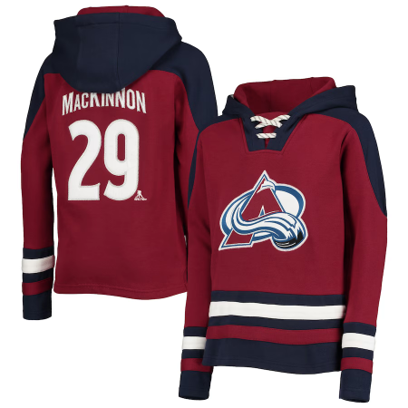 Colorado Avalanche Dětská - Nathan MacKinnon Ageless NHL Mikina s kapucí