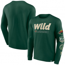Minnesota Wild - Strike the Goal NHL Long-Sleeve T-Shirt