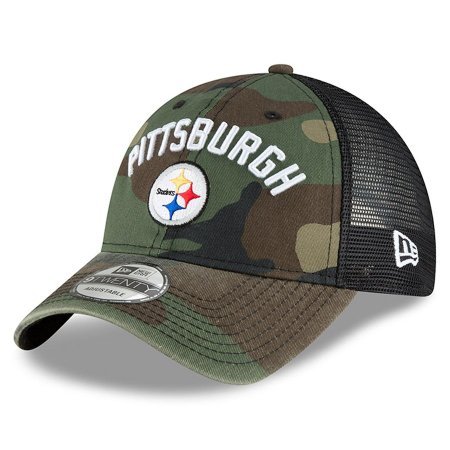 Pittsburgh Steelers - Basic Camo Trucker 9TWENTY NFL Hat :: FansMania